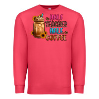 Cardinal half teacher half coffee Premium Sweatshirt - JahusDesignShop