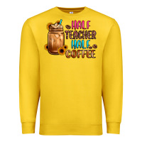 Lemon half teacher half coffee Premium Sweatshirt - JahusDesignShop