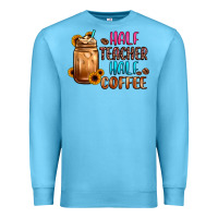 Ocean Blue half teacher half coffee Premium Sweatshirt - JahusDesignShop