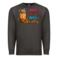Smoke half teacher half coffee Premium Sweatshirt - JahusDesignShop