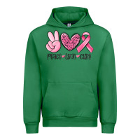 Emerald peace love cure breast cancer Urban Hoodie - MaliasSmallBusiness