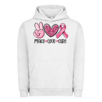 Pigment Lunar Rock peace love cure breast cancer Urban Hoodie - MaliasSmallBusiness