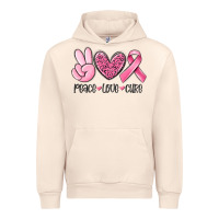 Sandshell peace love cure breast cancer Urban Hoodie - MaliasSmallBusiness