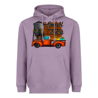 Lavender small town fall Heavyweight Hoodie - CowhideDigitalArt
