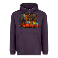 Plum small town fall Heavyweight Hoodie - CowhideDigitalArt