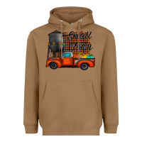 Toasted Coconut small town fall Heavyweight Hoodie - CowhideDigitalArt
