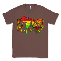 Chestnut love my roots juneteenth Classic Tee - texasbilliewilder