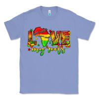 Colony Blue love my roots juneteenth Classic Tee - texasbilliewilder