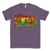 Lavender love my roots juneteenth Classic Tee - texasbilliewilder