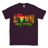 Plum love my roots juneteenth Classic Tee - texasbilliewilder