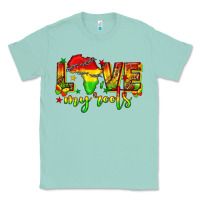 Seafoam love my roots juneteenth Classic Tee - texasbilliewilder