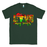 Sports Green love my roots juneteenth Classic Tee - texasbilliewilder
