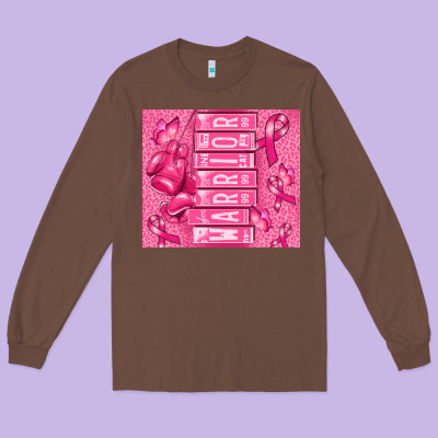 Long Sleeve Tee warrior breast cancer
