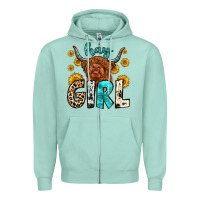 Seafoam hay girl Zipper Hoodie - Zillion Design Studio