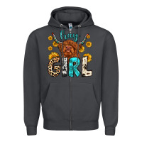Smoke hay girl Zipper Hoodie - Zillion Design Studio