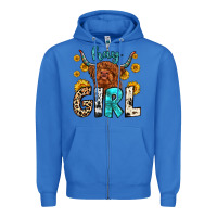 True Royal hay girl Zipper Hoodie - Zillion Design Studio
