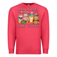 Cardinal half teacher half coffee Premium Sweatshirt - JahusDesignShop