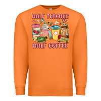 Carrot half teacher half coffee Premium Sweatshirt - JahusDesignShop