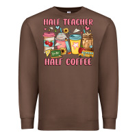 Chestnut half teacher half coffee Premium Sweatshirt - JahusDesignShop
