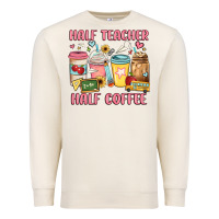 Sandshell half teacher half coffee Premium Sweatshirt - JahusDesignShop
