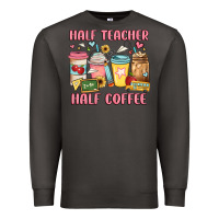 Smoke half teacher half coffee Premium Sweatshirt - JahusDesignShop