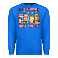 True Royal half teacher half coffee Premium Sweatshirt - JahusDesignShop