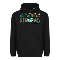Black she is strong Heavyweight Hoodie - HRA Design Shop