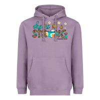 She Is Strong Heavyweight Hoodie | Teevron
