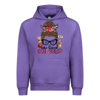 Tulip messy bun one loved counselor Urban Hoodie - MaliasSmallBusiness