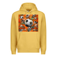 Antique Gold soccer aztec glitter tumbler Premium Hoodie - Jasminsmagicworld