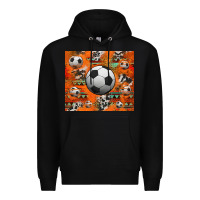 Black soccer aztec glitter tumbler Premium Hoodie - Jasminsmagicworld