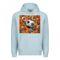 Blue Mist soccer aztec glitter tumbler Premium Hoodie - Jasminsmagicworld
