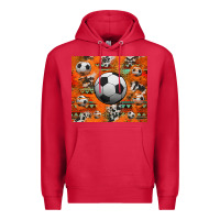 Cardinal soccer aztec glitter tumbler Premium Hoodie - Jasminsmagicworld