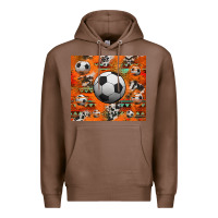 Chestnut soccer aztec glitter tumbler Premium Hoodie - Jasminsmagicworld