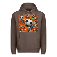 Coffee soccer aztec glitter tumbler Premium Hoodie - Jasminsmagicworld