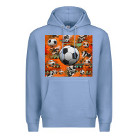 Colony Blue soccer aztec glitter tumbler Premium Hoodie - Jasminsmagicworld