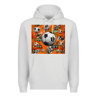 Dove Grey soccer aztec glitter tumbler Premium Hoodie - Jasminsmagicworld