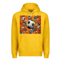 Lemon soccer aztec glitter tumbler Premium Hoodie - Jasminsmagicworld