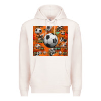 Pale Pink soccer aztec glitter tumbler Premium Hoodie - Jasminsmagicworld