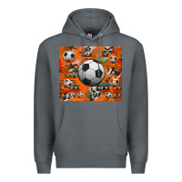 Rock soccer aztec glitter tumbler Premium Hoodie - Jasminsmagicworld