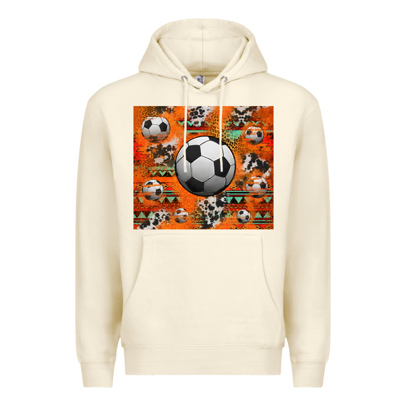 Soccer Aztec Glitter Tumbler Premium Hoodie by Jasminsmagicworld | Teevron