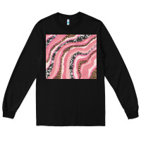 Black valentines day watercolor Long Sleeve Tee - RanaPortraitStore