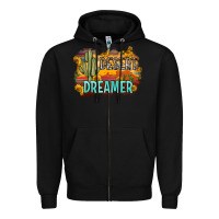 Black desert dreamer Zipper Hoodie - Zillion Design Studio