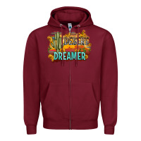 Burgundy desert dreamer Zipper Hoodie - Zillion Design Studio