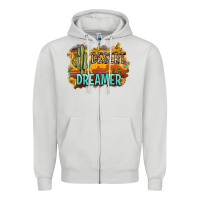 Dove Grey desert dreamer Zipper Hoodie - Zillion Design Studio