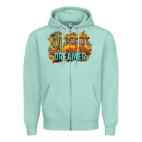Seafoam desert dreamer Zipper Hoodie - Zillion Design Studio