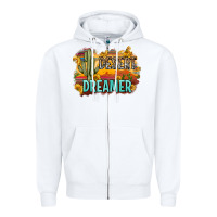 White desert dreamer Zipper Hoodie - Zillion Design Studio