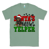 Sage Santa's Little Yelper Classic Tee - FaDigitalArtStudio