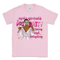 Bubblegum Pink make yourself a priority today and everyday Classic Tee - texasbilliewilder
