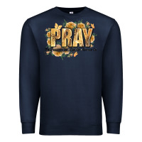 Navy pray through it on it and over it Premium Sweatshirt - JahusDesignShop